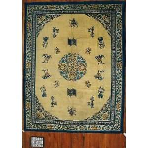  8x11 Hand Knotted Chinese Chinese Rug   88x112
