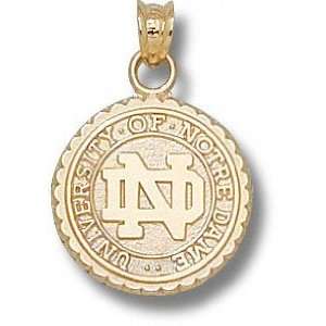   Notre Dame Fighting Irish 10K Gold Seal Pendant