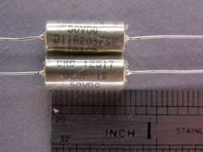   02uf 50v 1 % hermetically sealed metallized teflon capacitors quantity