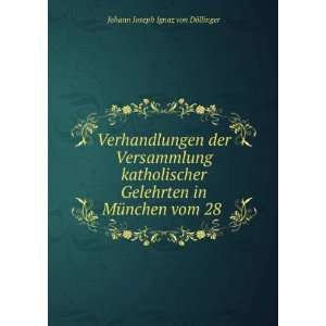   vom 28 . Johann Joseph Ignaz von DÃ¶llinger  Books