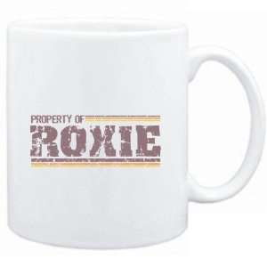  Mug White  Property of Roxie   Vintage  Female Names 