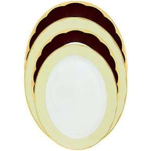  Haviland Illusion Chocolate Medium Oval Platter 13.6 in 
