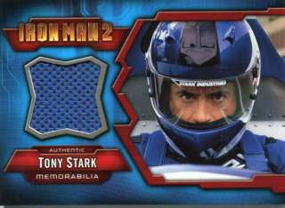   Man 2 Memorabilia Firesuit #IMC1 Tony Stark Robert Downey Jr.  