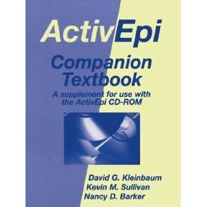    ActivEpi Companion Textbook [Paperback] David G. Kleinbaum Books