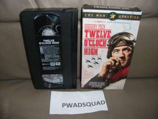 Twelve OClock High (VHS, 2001, Fox War Classics) 024543029953  