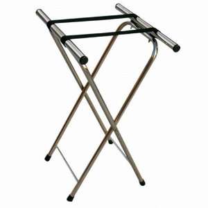  AARCO Chrome Folding Tray Stand