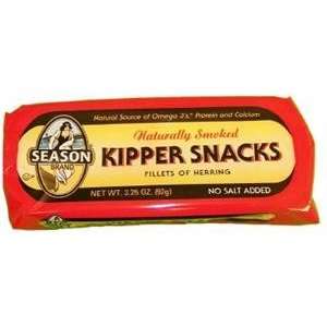 Season Brand Naturally Smoked Kipper Snacks No Salt Added  