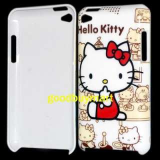   Kitty Hard Back Case Cover Skin For iPod Touch 4 4th 4G Gen  