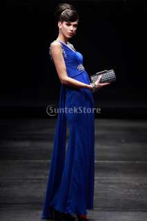   Gorgeous Royal Blue Formal Evening Prom Gown Ball Wedding Party Dress