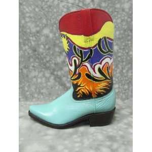  Western Rodeo Queen Cowboy Cowgirl Leather Boots Size 6 