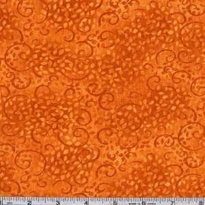  4445 Wide Bon Appetit Orange Fabric By The Yard Arts 