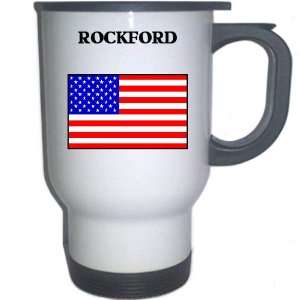  US Flag   Rockford, Illinois (IL) White Stainless Steel 