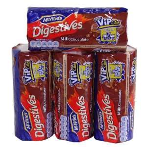 Mcvities Digestive Biscuits Milk Chocolate 300gr (10.6ozs) pack 4
