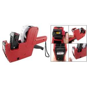  Amico Red Plastic Black Ink 8 Digits Hand Tool Supermarket 