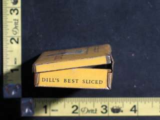   Dills Best Sliced Cut Plug Smoking Tobacco Tin, Richmond, Va.  