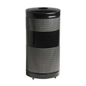  Rubbermaid S3EG Perforated Steel Recycling Receptacle for 