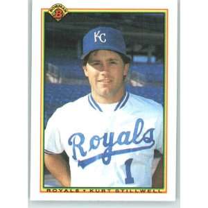  1990 Bowman # 376 Kurt Stillwell Kansas City Royals 