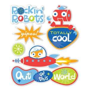  Creative Imaginations   Robots Rock Collection   Puffy 