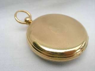 Fine 18k Solid Gold Fusee Gentlemans Boxed Pocket Watch.  