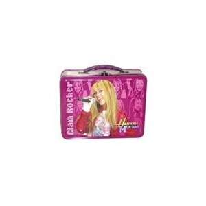 Hannah Montana Metal Tin Lunch Box   Glam Rocker  Kitchen 