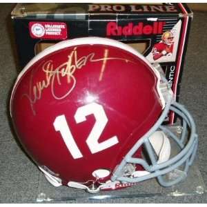  Autographed Ken Stabler Helmet   Authentic Sports 