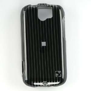  HTC myTouch 3G Slide Crystal Design Case   Black Line 