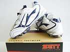 ZETT Baseball Cleats Shoe { Size7.5~1​1 US }  White 