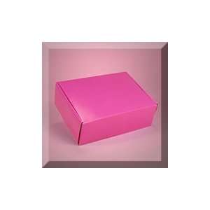    50ea   4 X 4 X 4 Hot Pink Corrugated Tuck Top Box