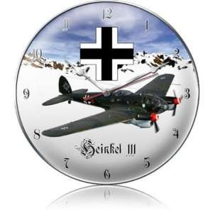 Heinkel III Aviation Clock   Victory Vintage Signs: Home 