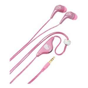   Quality Hello Kitty KT2081 Jeweled Earbud Headphones By HELLO KITTY