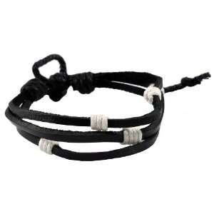   Straps Hemp Leather Bracelet / Leather Wristband / Surf Bracelet #160