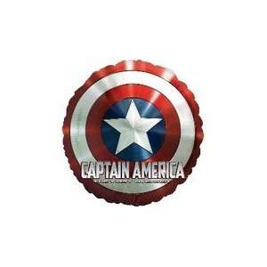  18 Captain America The Movie Shield   Mylar Balloon Foil 