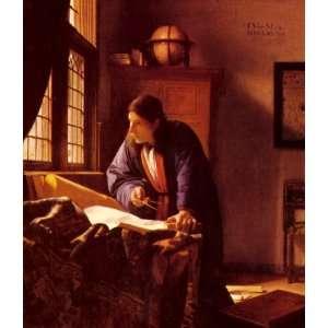  Acrylic Keyring Vermeer The Geographer