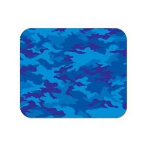 Camouflage Print   Blue Mousepad Mouse Pad