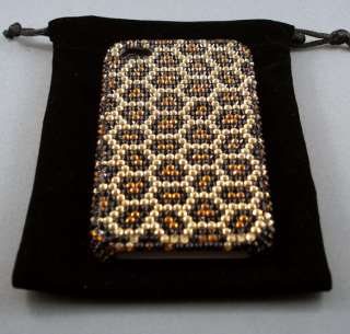 100% Handmade Leopard Design Swarovski Elements Crystal Case for 