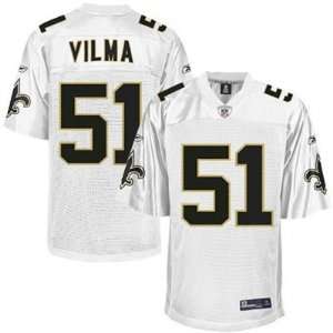  New Orleans Saints NFL Jerseys #51 Jonathan Vilma WHITE 