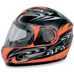   FX 90 Full Face Motorcycle Helmet W Dare Safety Orange SM: Automotive