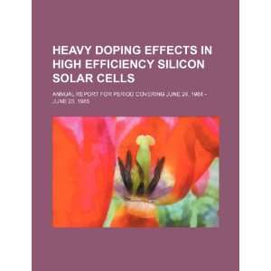  Heavy doping effects in high efficiency silicon solar cells 