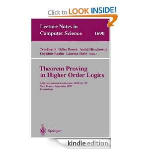 Theorem Proving in Higher Order Logics 12th International Conference 