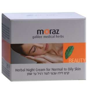 Moraz Galilee Medical Herbs Herbal Night Cream for Normal to Oily Skin 