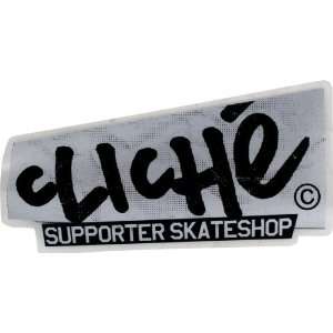  Cliche Window Dealer Sticker Single Skateboarding Decals 