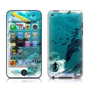   iPod Touch 4G Skin   Hit The Waves: MP3 Players & Accessories