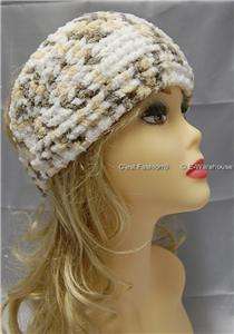 Headband Cable Knit Crochet Ear Warmer Soft Microfiber  