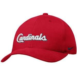  Nike St. Louis Cardinals Red MLB Swoosh Flex Fit Hat 