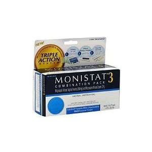  Monistat 3 Triple Actn System Size 1 Health & Personal 