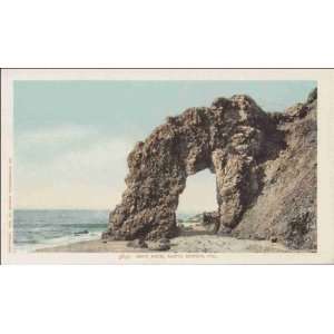  Reprint Santa Monica CA   Arch Rock 1900 1909