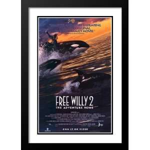  Free Willy 2 Adventure Home 32x45 Framed and Double Matted 