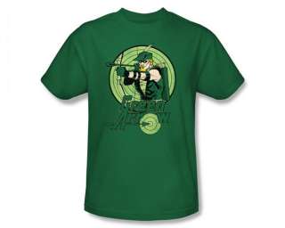 Green Arrow DC Comics Justice League Superhero T Shirt Tee  