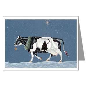 Holstein Cow Christmas Cards Pk of 10 Christmas Greeting Cards Pk of 