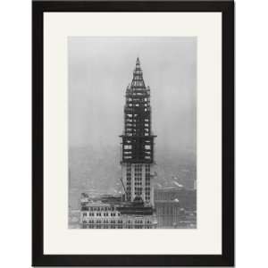   Print 17x23, The Woolworth Building Under Construction